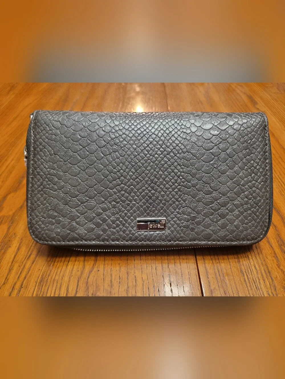 Thirty-One "All About the Benjamins" Wallet - City Charcoal Snake - NWT - Picture 5 of 13
